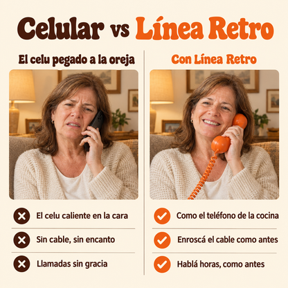 Auriculares De Telefono Retro